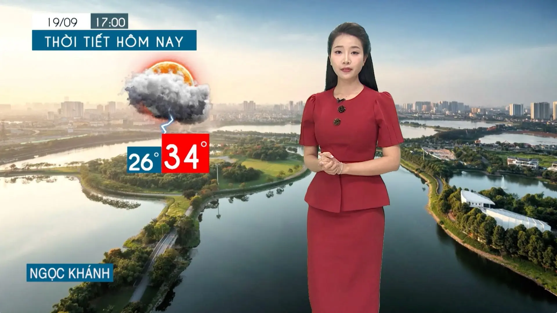 Dự báo thời tiết tối | 19/09/2025